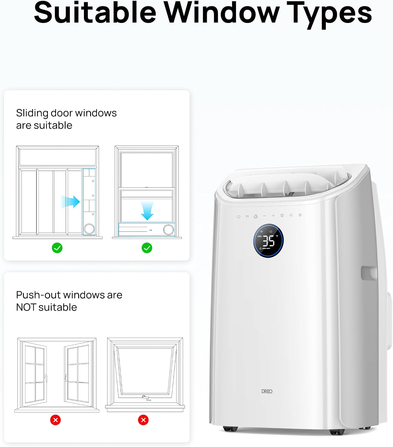 DREO Smart 12K Portable AC